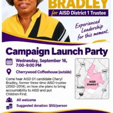 Cheryl Bradley Campaign Launch